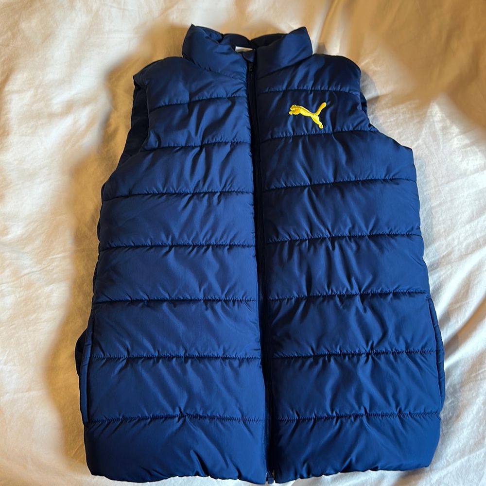 Gently used Puma puffer vest